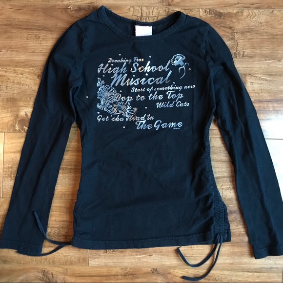 Disney Shirts Tops Disney High School Musical Lyrics Shirt Poshmark